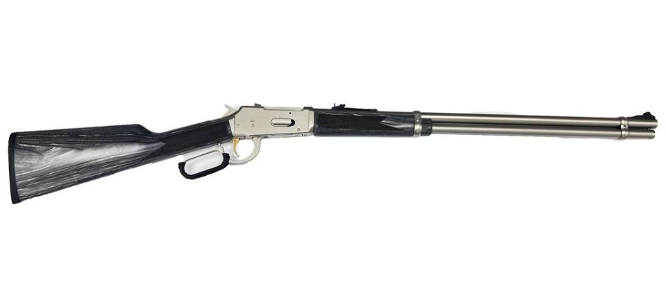 Khan Arms LR 1881 NİKEL NO4 LAMİNE AHŞAP LEVER ACTİON 36 KALİBRE LEVYELİ AV TÜFEĞİ