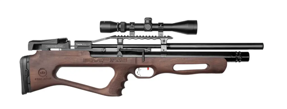 Kral Arms Puncher Empire X Wood PCP Havalı Tüfek 4.5 / 5.5 / 6.35 mm