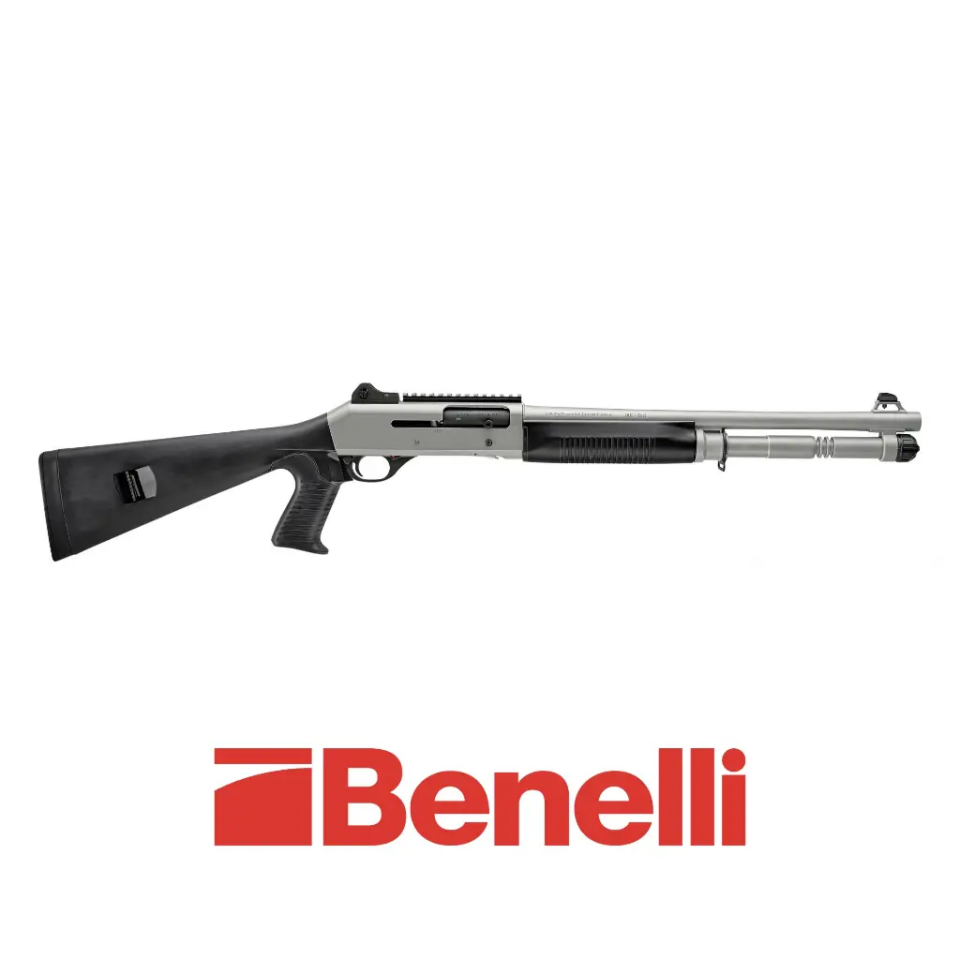 Benelli M4 Cerakote Silver Pistol Grip Yarı Otomatik Av Tüfeği