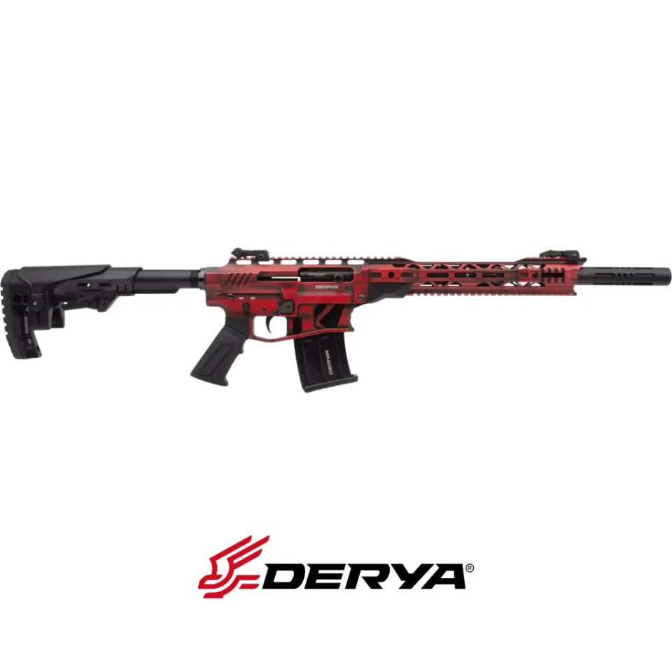 Derya MK-20 ES-204SE Kırmızı Eskitme 20 Kalibre Şarjörlü Av Tüfeği