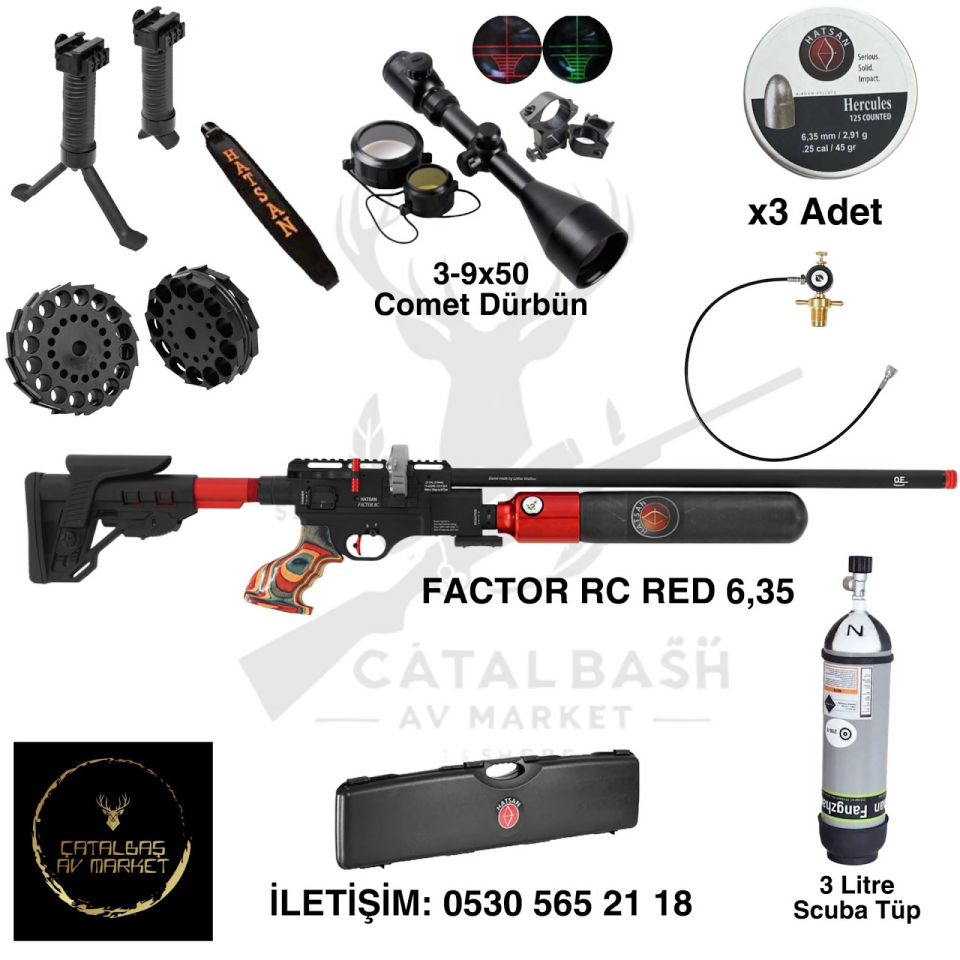 Hatsan Factor RC RED 5,5 mm SET