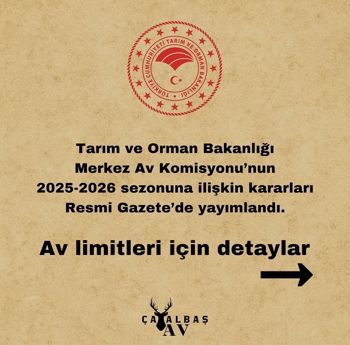 2025-2026 Av Limitleri