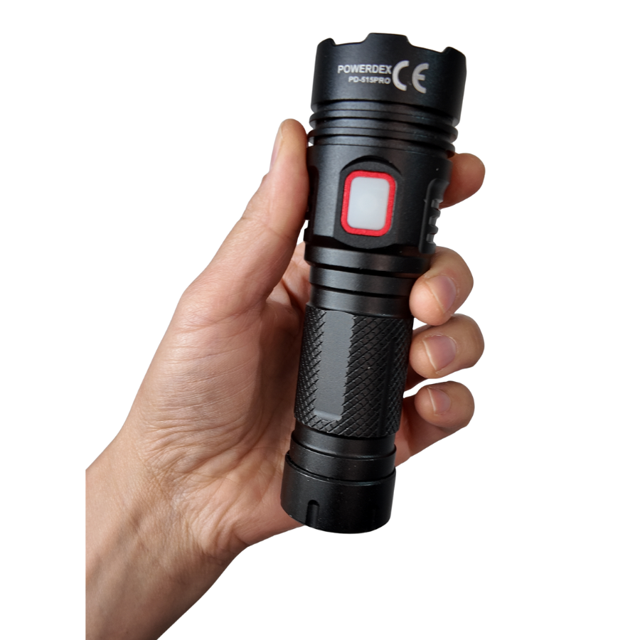 PowerDex PD-515 Pro 20W & 1200 Lümen Profesyonel Zoomlu El & Tüfek Avcı Feneri