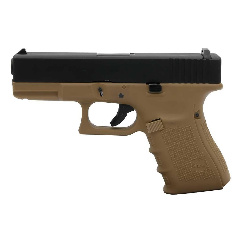 WE Model Glock 19 Gen4 Tan Havalı Tabanca
