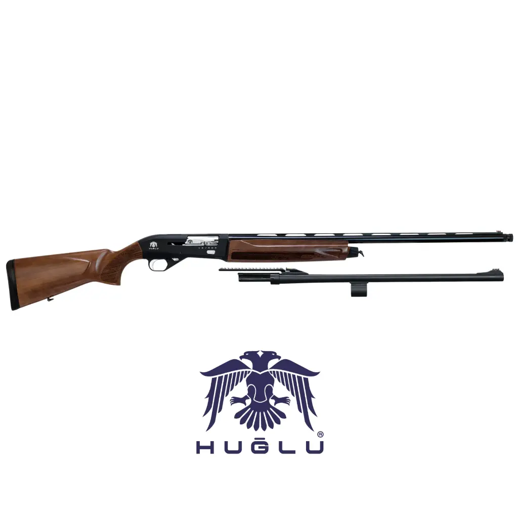 Huğlu Veyron Cantilever Combo Ahşap Yarı Otomatik Av Tüfeği 