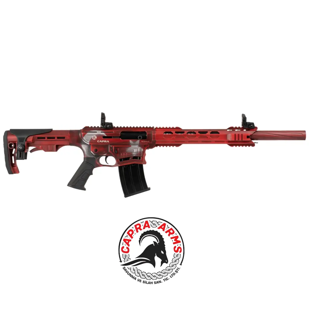 Capra KM12 RK05 Türk Bayraklı Şarjörlü Otomatik Av Tüfeği 