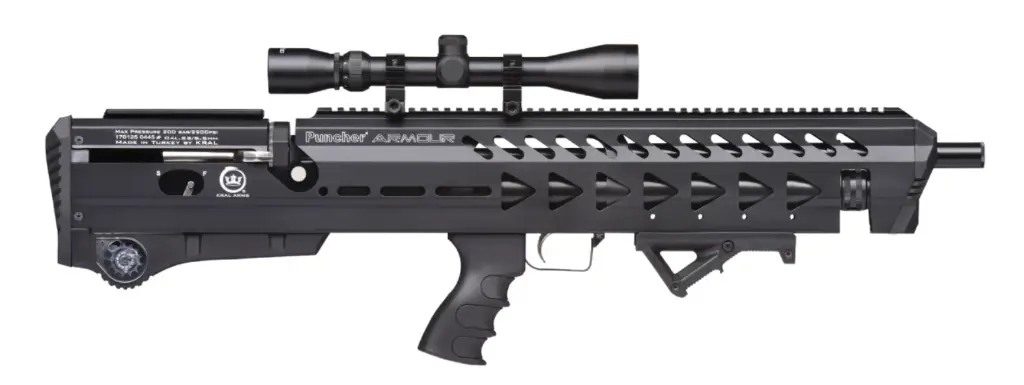 Kral Arms Puncher ARMOUR Black PCP Havalı Tüfek 