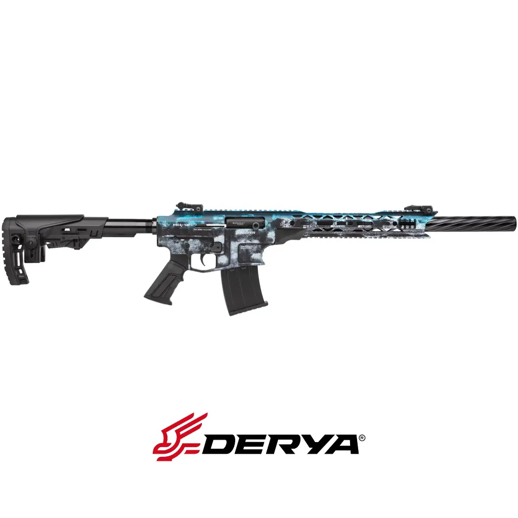 Derya MK-12 AS-108SE Mavi Beyaz Şarjörlü Av Tüfeği 