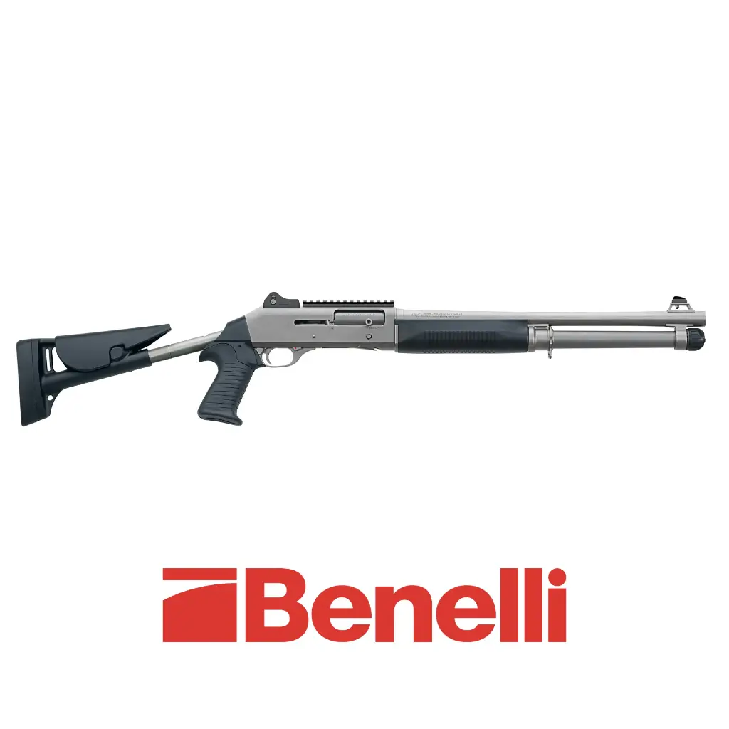 Benelli M4 Cerakote Silver Teleskopik Yarı Otomatik Av Tüfeği 