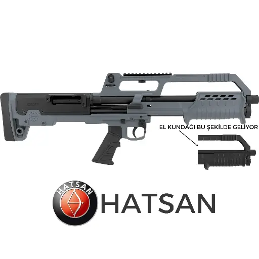 Hatsan Escort 12 Bulltac Gri Pompalı Av Tüfeği 