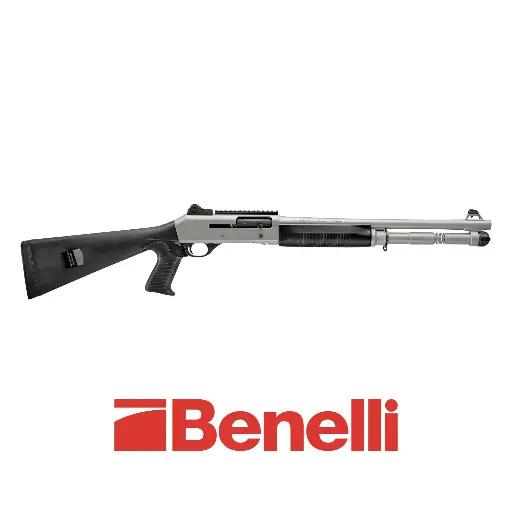 Benelli M4 Cerakote Silver Pistol Grip Yarı Otomatik Av Tüfeği 