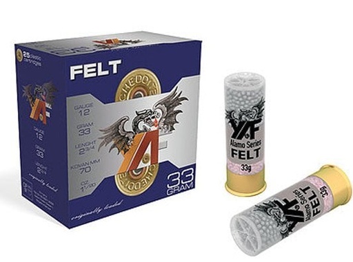 YAF 33 GR. KEÇE TAPA Av Fişeği - 12 CAL.