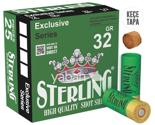 STERLING 32 GR. KEÇE TAPA Av Fişeği - 12 CAL.